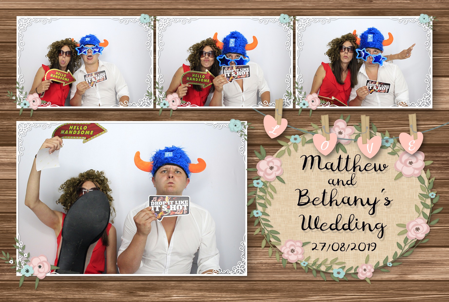 Matthew and Bethany’s Wedding | View more photos from the event at gallery.myphotoboothexperience.co.uk/u/MyPhotoBoothExperienceLtd/Matthew-and-Bethany’s-Wedding